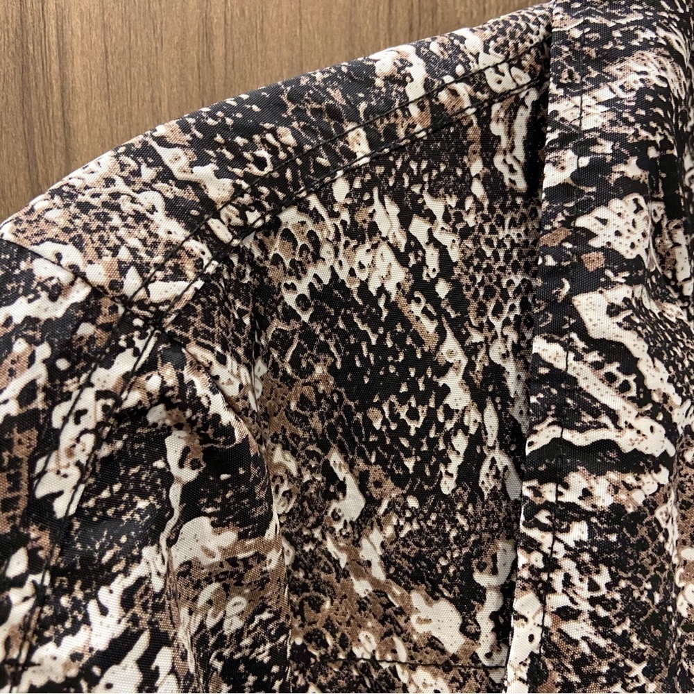 NWT Chico’s Small Viper Jacket Black Python Snake… - image 3